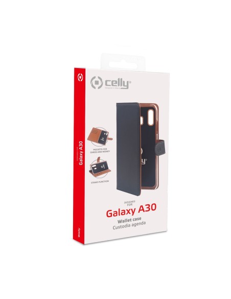 Celly WALLY840 custodia per cellulare 16,3 cm (6.4") Custodia a libro Nero