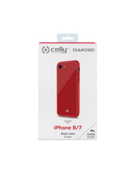 Celly Diamond custodia per cellulare 11,9 cm (4.7") Cover Rosso Celly Diamond custodia per cellulare 11,9 cm (4.7") Cover Rosso