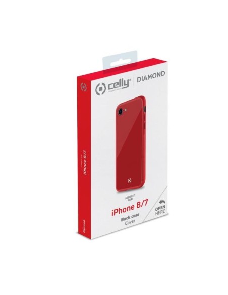 Celly Diamond custodia per cellulare 11,9 cm (4.7") Cover Rosso Celly Diamond custodia per cellulare 11,9 cm (4.7") Cover Rosso