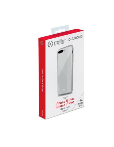 Celly Diamond custodia per cellulare 14 cm (5.5") Cover Bianco