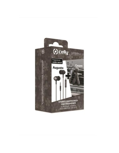 Celly Cesare & Augusto Cuffie Cablato In-ear MUSICA Nero