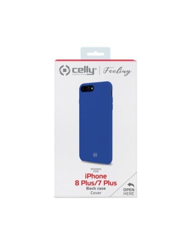 Celly FEELING801BL custodia per cellulare 14 cm (5.5") Cover Blu