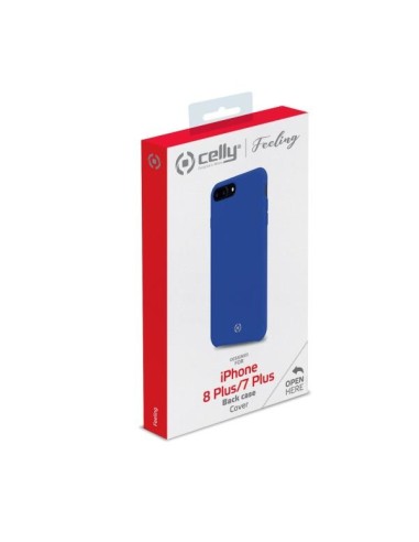 Celly FEELING801BL custodia per cellulare 14 cm (5.5") Cover Blu