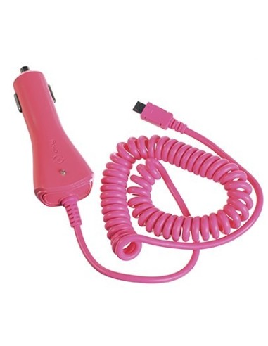 Celly CCMICROP Caricabatterie per dispositivi mobili Universale Rosa Accendisigari Auto