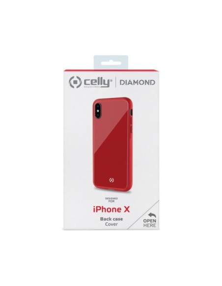 Celly Diamond custodia per cellulare 14,7 cm (5.8") Cover Rosso Celly Diamond custodia per cellulare 14,7 cm (5.8") Cover Rosso