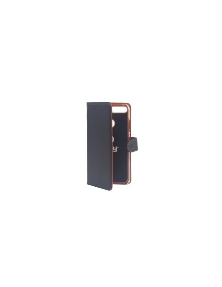 Celly WALLY711 custodia per cellulare 14,3 cm (5.65") Custodia a borsellino Nero