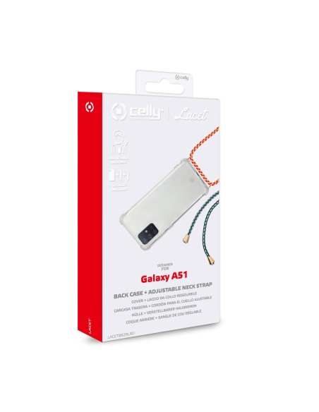 Celly Lacet custodia per cellulare 16,5 cm (6.5") Cover Trasparente Celly Lacet custodia per cellulare 16,5 cm (6.5") Cover Trasparente
