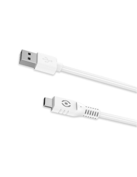 Celly USB-CWH cavo USB 1 m USB A USB C Bianco