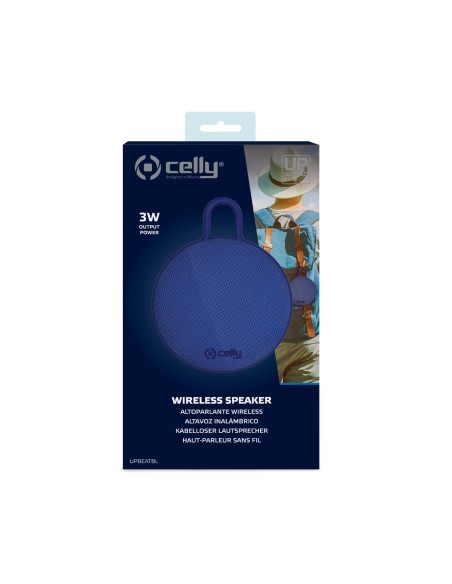 Celly Up Beat Altoparlante portatile mono Blu 3 W