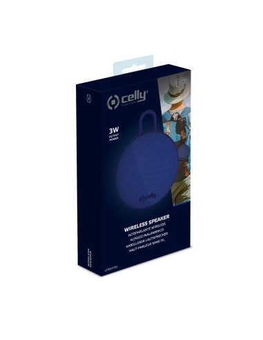 Celly Up Beat Altoparlante portatile mono Blu 3 W