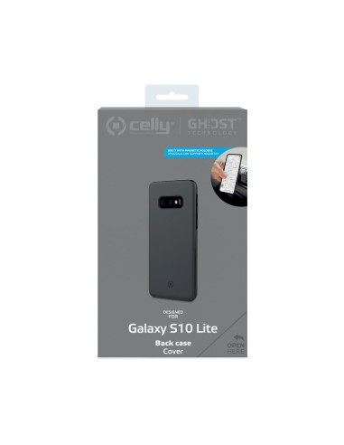Celly Ghost Skin custodia per cellulare 14,7 cm (5.8") Cover Nero
