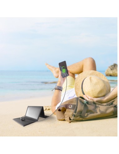 Celly SOLARMINIUSBBK Caricabatterie per dispositivi mobili Universale Nero Solare Esterno