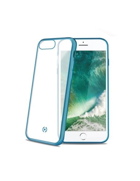 Celly Laser Matt custodia per cellulare 11,9 cm (4.7") Cover Trasparente, Blu