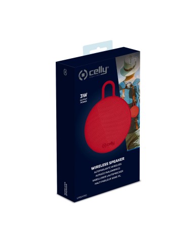 Celly Up Beat Altoparlante portatile mono Rosso 3 W