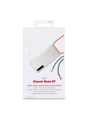 Celly Lacet custodia per cellulare 16 cm (6.3") Cover Trasparente