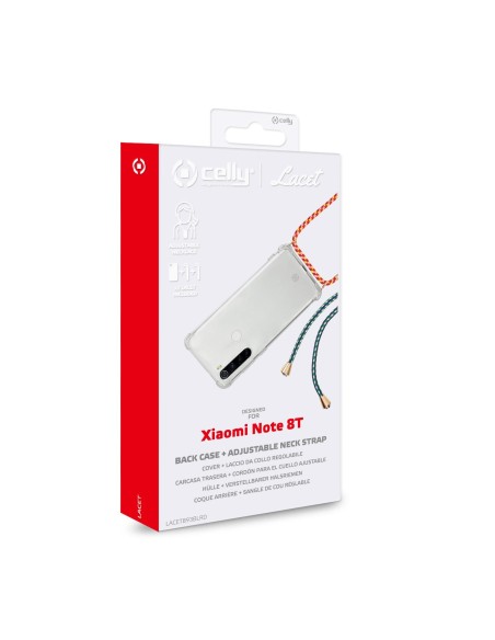 Celly Lacet custodia per cellulare 16 cm (6.3") Cover Trasparente Celly Lacet custodia per cellulare 16 cm (6.3") Cover Trasparente