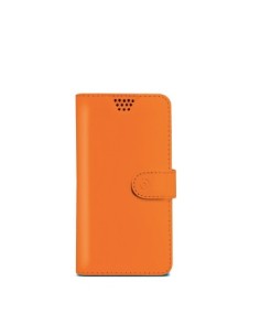 Celly WALLYUNIMOR custodia per cellulare 10,2 cm (4") Custodia a borsellino Arancione