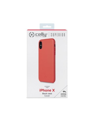 Celly Superior custodia per cellulare 14,7 cm (5.8") Cover Rosso