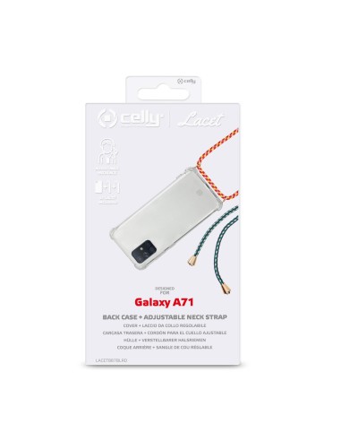 Celly Lacet custodia per cellulare 17 cm (6.7") Cover Trasparente