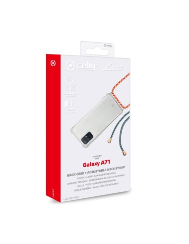 Celly Lacet custodia per cellulare 17 cm (6.7") Cover Trasparente