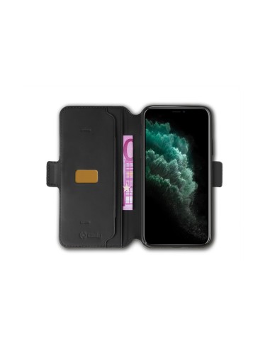 Celly PrestigeM custodia per cellulare 14,7 cm (5.8") Custodia a borsellino Nero