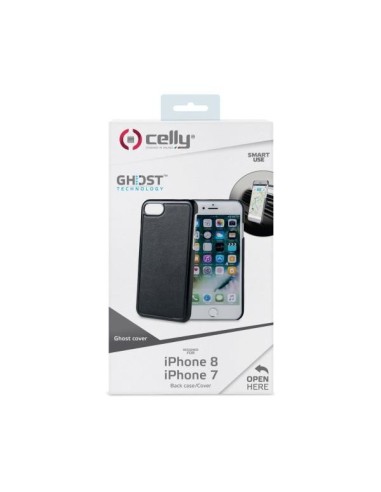 Celly GHOSTCOVER800BK custodia per cellulare 11,9 cm (4.7") Cover Nero