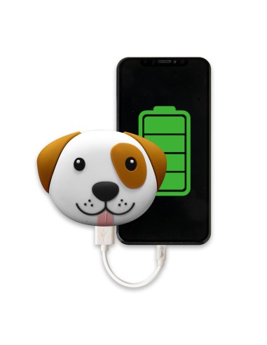 Celly PBHUNTDOG2600 batteria portatile Ioni di Litio 2600 mAh Nero, Marrone, Bianco