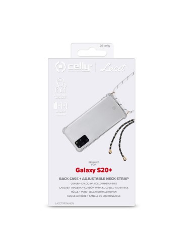 Celly Lacet custodia per cellulare 17 cm (6.7") Cover Trasparente