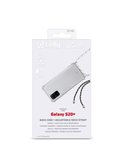 Celly Lacet custodia per cellulare 17 cm (6.7") Cover Trasparente Celly Lacet custodia per cellulare 17 cm (6.7") Cover Trasparente