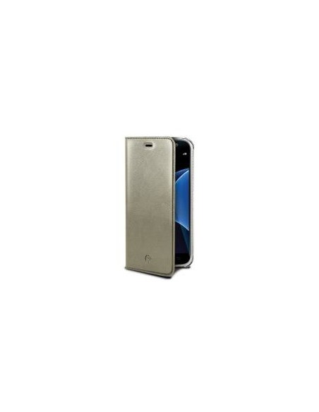Celly AIRPELLE590GD custodia per cellulare 12,9 cm (5.1") Custodia a libro Oro