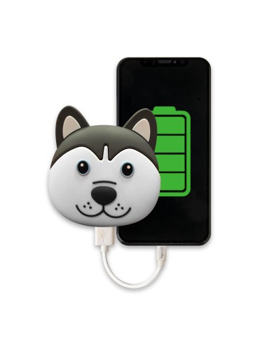 Celly PBHUSKY2600 batteria portatile Ioni di Litio 2600 mAh Beige, Nero, Blu, Bianco