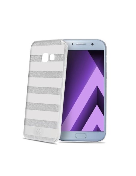 Celly STRIPES645SV custodia per cellulare 13,2 cm (5.2") Cover Argento Celly STRIPES645SV custodia per cellulare 13,2 cm (5.2") Cover Argento