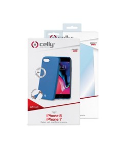 Celly SOFTMATT800BL custodia per cellulare 11,9 cm (4.7") Cover Blu 2