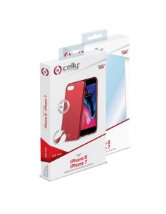 Celly SOFTMATT800RD custodia per cellulare 11,9 cm (4.7") Cover Rosso 2