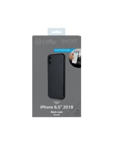Celly GHOSTSKIN999BK custodia per cellulare 16,5 cm (6.5") Cover a guscio Nero