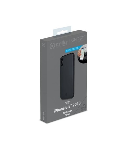 Celly GHOSTSKIN999BK custodia per cellulare 16,5 cm (6.5") Cover a guscio Nero Celly GHOSTSKIN999BK custodia per cellulare 16,5 cm (6.5") Cover a guscio Nero