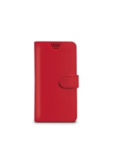 Celly WALLYUNIMRD custodia per cellulare 10,2 cm (4") Custodia a borsellino Rosso