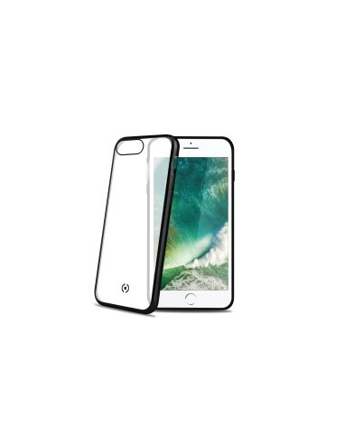 Celly Laser Matt custodia per cellulare Cover Nero, Trasparente