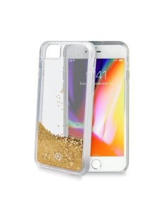 Celly Star custodia per cellulare 11,9 cm (4.7") Cover Oro, Trasparente