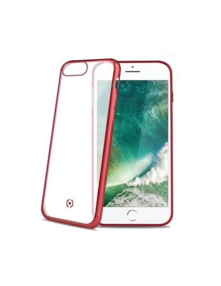 Celly Laser Matt custodia per cellulare Cover Rosso, Trasparente Celly Laser Matt custodia per cellulare Cover Rosso, Trasparente
