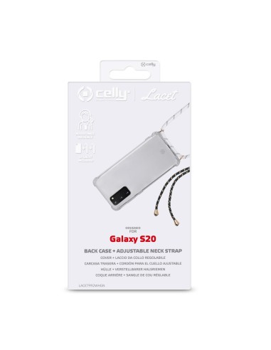 Celly Lacet custodia per cellulare 15,8 cm (6.2") Cover Trasparente