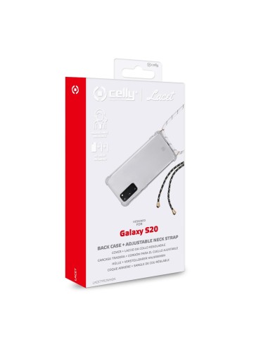 Celly Lacet custodia per cellulare 15,8 cm (6.2") Cover Trasparente