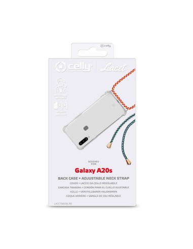 Celly Lacet custodia per cellulare 16,5 cm (6.5") Cover Trasparente