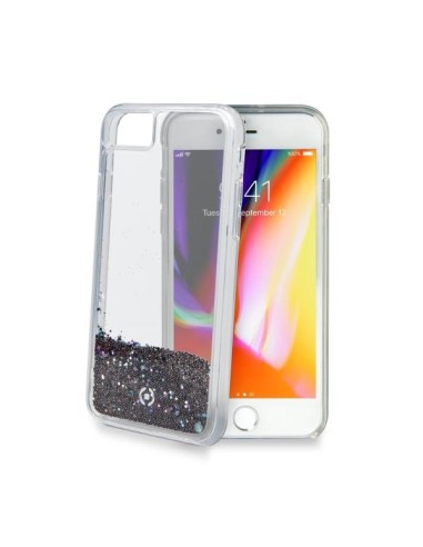 Celly Star custodia per cellulare 11,9 cm (4.7") Cover Nero, Trasparente