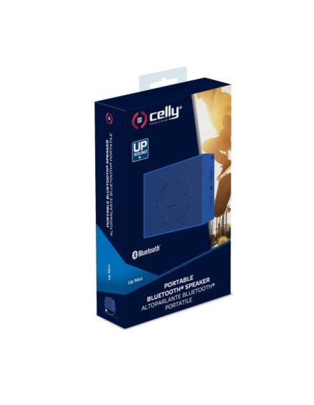 Celly UpMini Altoparlante portatile mono Blu 2 W