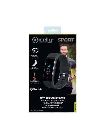 Celly BuddhyhrThermo 2,44 cm (0.96") LCD Digitale Touch screen Nero GPS (satellitare)