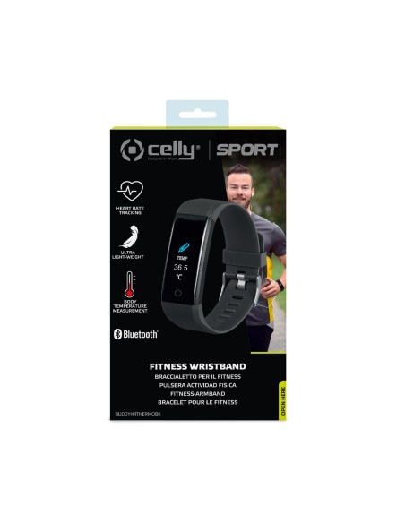 Celly BuddhyhrThermo 2,44 cm (0.96") LCD Digitale Touch screen Nero GPS (satellitare)