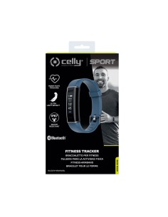 Celly BUDDYHRMINIBL rilevatore di attività Tracciatore di attività da braccio 2,21 cm (0.87") IP67 Blu 2