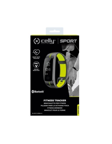 Celly BUDDYHRBKLG rilevatore di attività Tracciatore di attività da braccio IP67 Nero, Giallo