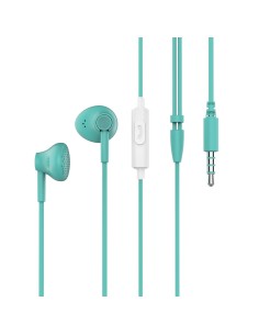 Celly PT-WDE001L cuffia e auricolare Cuffie Cablato In-ear Musica e Chiamate Ciano